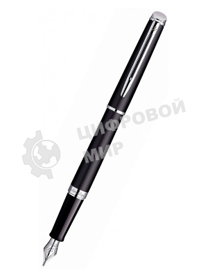 Ручка перьевая Waterman Hemisphere (CWS0920810) Matte Black CT F сталь нержавеющая, подарочная коробка