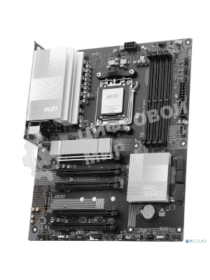 Материнская плата MSI PRO B840-P WIFI, Socket AM5, AMD B840, 4xDDR5, 4xSATA, 2xM.2, 1xPCI-E 4.0 x16, 1xPCI-E 3.0 x4, 3xPCI-E 3.0 x1, 1xHDMI, 1x 2.5Gb LAN, 4xUSB-A 2.0, 2xUSB-A 5Gbps, 1xUSB-C 5Gbps, 1xUSB-A 10Gbps, 1xUSB-C 10Gbps, 3x3.5 мм, 7.1, ATX