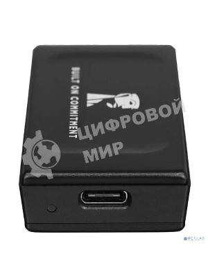 Внешний SSD Kingston Portable SSD 1TB External XS1000 BOC, Type-C/A, USB 3.2 Gen 2, R/W 1050/1000MB/s, 70x33x14мм, 69g., Black (60 мес)