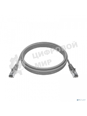 Патч-корд NTSS PREMIUM 2xRJ45/8P8C, T568B FTP CAT5e LSZH 2 метра, серый NTSS-PC-PM-FTP-RJ45-5e-2.0-LSZH-GY