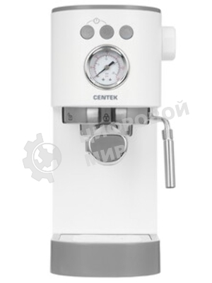 Кофеварка рожковая Centek CT-1168 белый, исп. кофе - молотый, 1.2 л, 1350 Вт, 20 бар