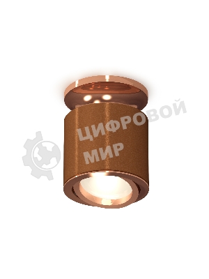 Светильник Ambrella Light XS7404140 SCF/PPG кофе песок/золото розовое полированное MR16 GU5.3 (N7930, C7404, N7005)