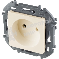 Розетка 2К 16А 250 В слоновая кость