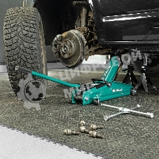 Домкрат гидравлический подкатной Сибртех 3 т, 135-400 мм