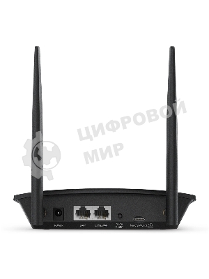 Роутер беспроводной TP-Link TL-MR100 N300 10/100BASE-TX/4G(3G) cat.4 черный
