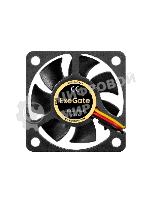 Вентилятор для корпуса ExeGate EX05015S3P черный, 50 мм, 5500 об/мин, 30 дБ, 3 pin