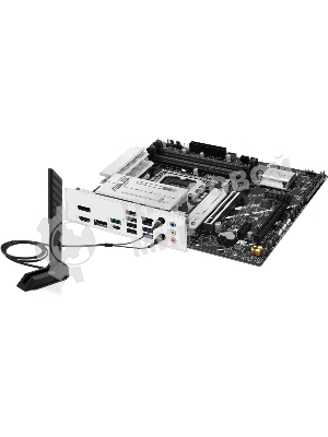 Материнская плата ASUS PRIME B860M-A WIFI, LGA 1851, Intel B860, 4xDDR5, 4xSATA, 2xM.2, 1xPCIe 5.0 x16, 1xPCIe 4.0 x16, 1xPCIe 4.0 x1, 2xDP, 1xHDMI, 1x 2.5Gb LAN, 1xUSB-C 20Gbps, 1xUSB-A 10Gbps, 2xUSB-A 5Gbps, 4xUSB-A 2.0, 3x3.5 мм, 7.1, micro-ATX.