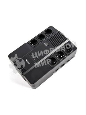 Источник бесперебойного питания SKAT-UPS 800 AI ИБП 220В 480Вт 1 АКБ 9А.ч внутр. меандр. стаб-ция напр-я. 6 выходов Бастион 452