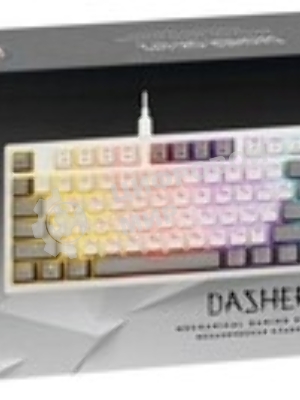 Клавиатура Defender Dasher GK-472 проводная, USB Type-A, серый/белый