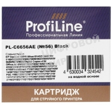Картридж струйный ProfiLine PL-C6656A для принтеров HP DJ 450/2400/5550/7150/7350/7550/PSC/1110/OJ 4105/Fax 1240 Black пигмент