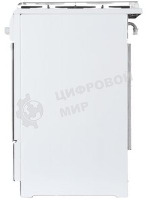 Плита комбинированная De Luxe 506022.05ГЭ (КР) ЧР 030 белый, конфорок 2 газовых и 2 электрических, духовка 54 л, 50 см x 85 см x 60 см