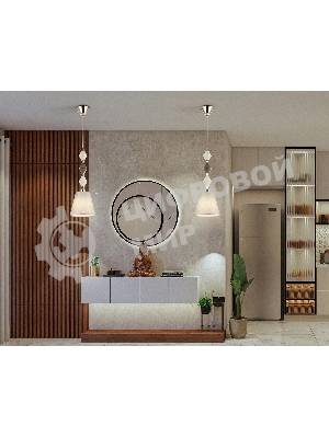 Светильник Ambrella light LH75405 GD/GR золото/серый E14 max 40W 180*1445