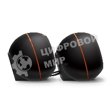 Акустическая система 2.0 ExeGate EX287053RUS Disco 180 (питание USB, 2х3Вт (6Вт RMS), 100-20000Гц, черный)