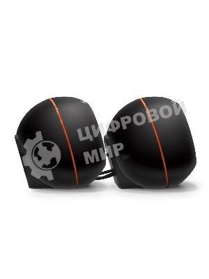 Акустическая система 2.0 ExeGate EX287053RUS Disco 180 (питание USB, 2х3Вт (6Вт RMS), 100-20000Гц, черный)