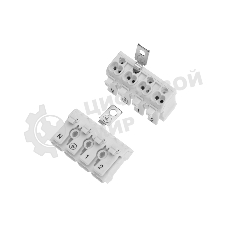 Клемма пружинная соединительная Rexant КСП 4-полюсная с заземлением и с монтажными ножками (50 шт./уп.)