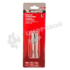 Сверло алмазное Matrix по керамограниту, 6x67 мм, 3-гранный хвостовик 2 шт.