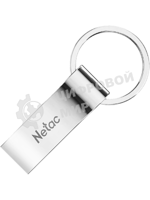 Флешка USB Netac U275 (NT03U275N-016G-20SL), 16Gb, USB 2.0, R/W 50/40, серебристый