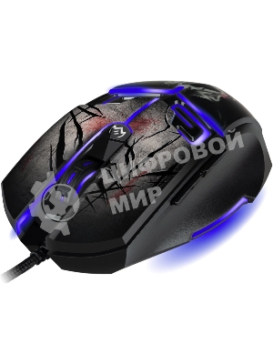 Мышь проводная SVEN RX-G805 черный, 8000 dpi, USB, кнопки - 6
