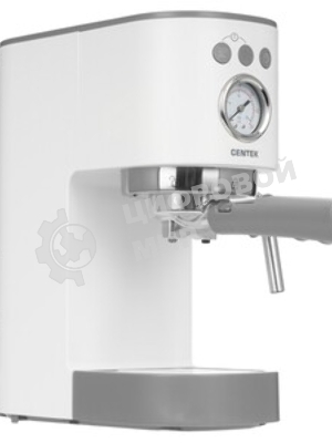Кофеварка рожковая Centek CT-1168 белый, исп. кофе - молотый, 1.2 л, 1350 Вт, 20 бар