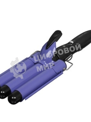 Щипцы для завивки волос Galaxy Line GL 4642 черный/фиолетовый, 25 мм, 200 °C, 1 режим