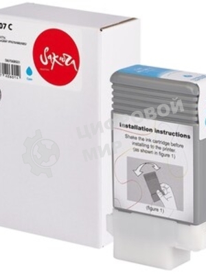 Картридж струйный Sakura 0896B001 (PFI-102C) для Canon, голубой, 130 мл.