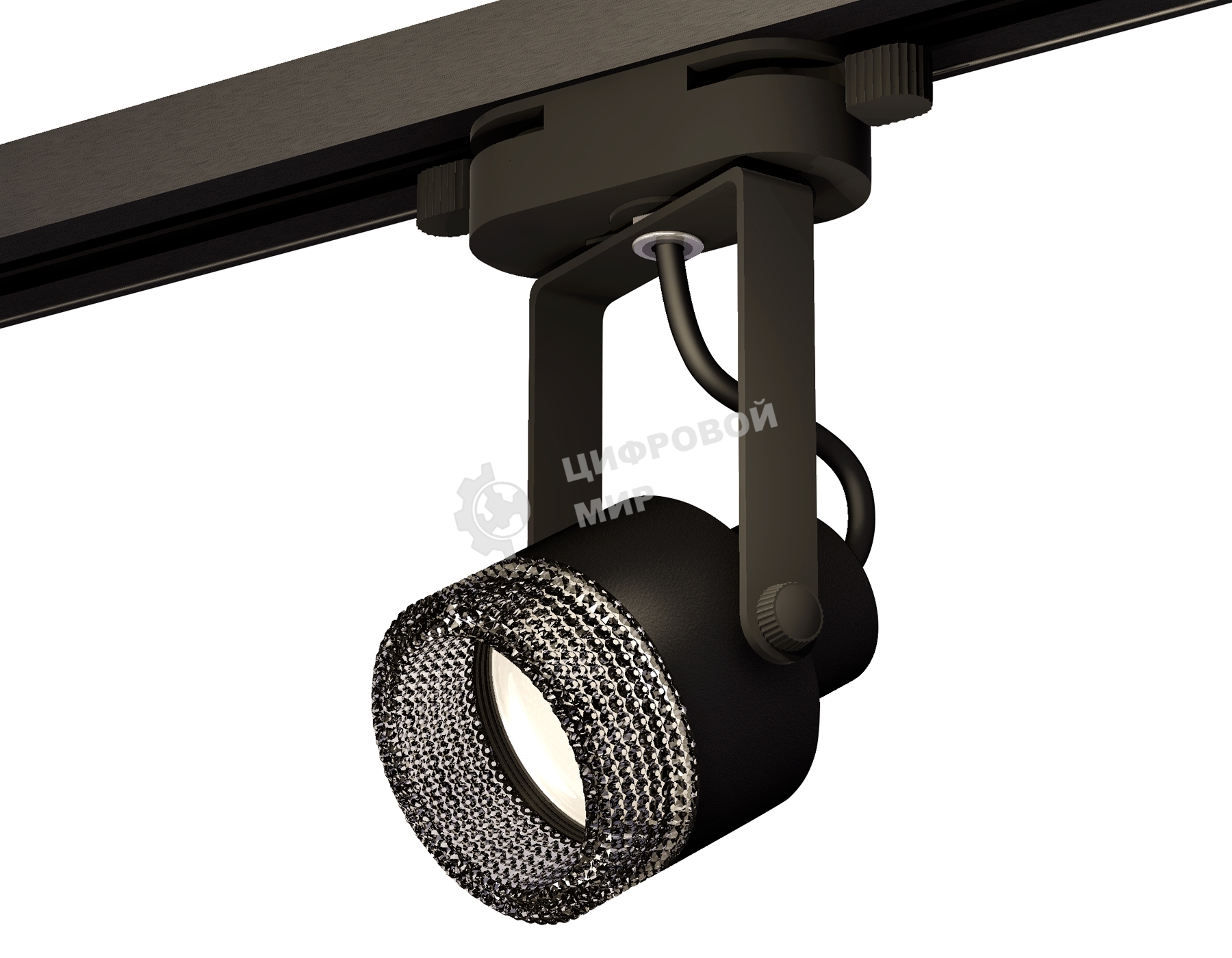 Светильник Ambrella light XT6602061 PBK/BK черный полированный/тонированный MR16 GU10 (C6602, N6151)