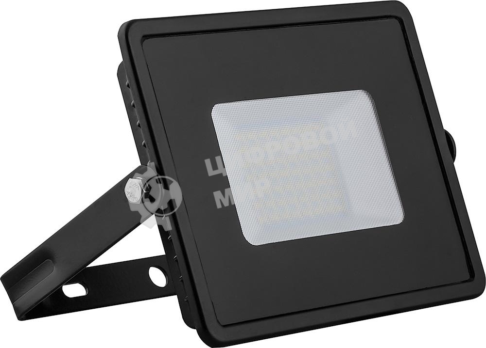 Прожектор светодиодный Feron 2835 SMD 50W 4000K IP65, черный с матовым стеклом, LL-921