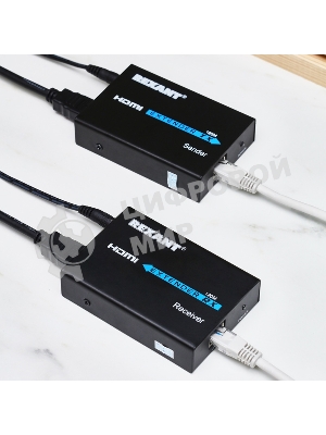 Удлинитель HDMI по витой паре RJ-45(8P-8C) кат. 5е/6 120 м Rexant
