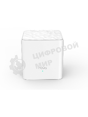МаршрутизаторTenda nova MW3 (2 роутера) АС1200 Двухдиапазонная Wi-Fi Mesh система, 2 порта fast ethernet RJ45