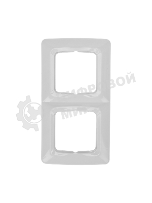 Рамка Kranz 2-я DEA горизонтальная бел (1/10/180)