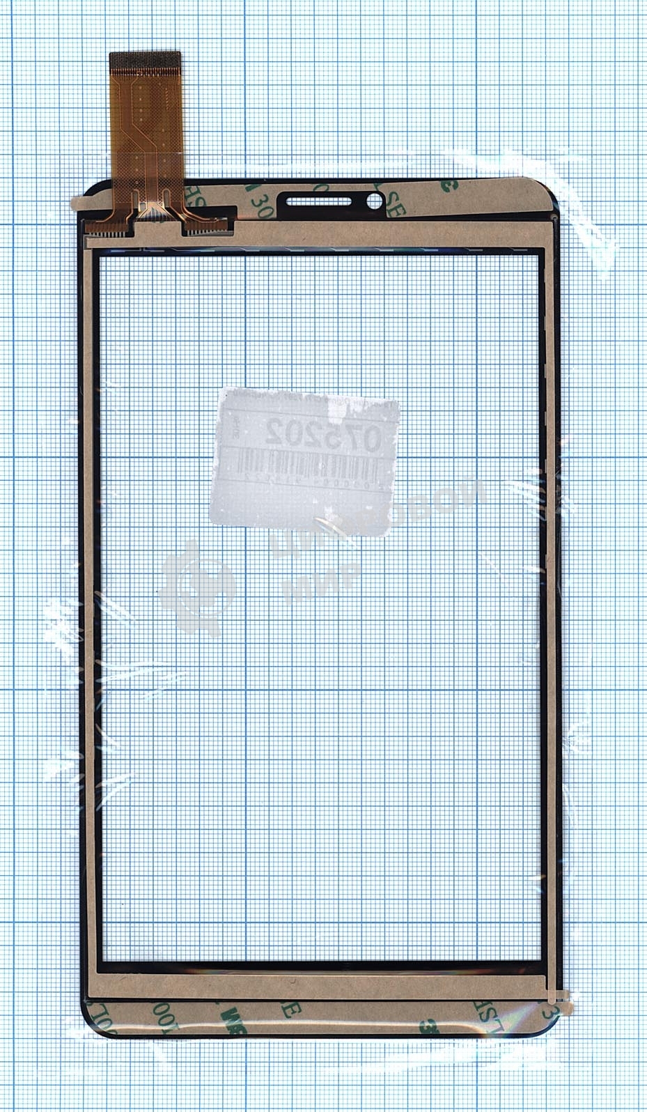 Сенсорное стекло (тачскрин) Kingvina-PG707. черное