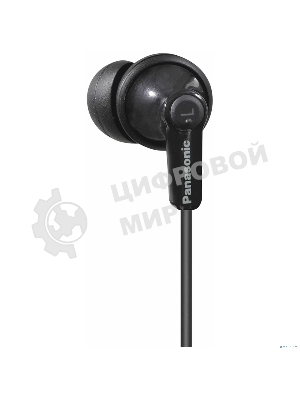 Проводные наушники Panasonic RP-HJE120 черный, внутриканальные, Jack 3.5 мм