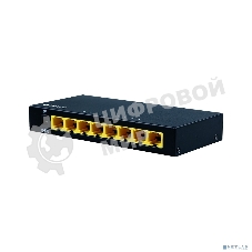 Коммутатор неуправляемый ORIGO Unmanaged Switch, 8x1000Base-T, metal case