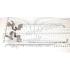 Петли для ноутбука Dell Inspiron 15R 3521 5537 5537 2521 2528 3537