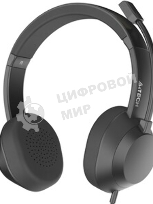 Гарнитура A4Tech Fstyler FH150U чёрный, проводная