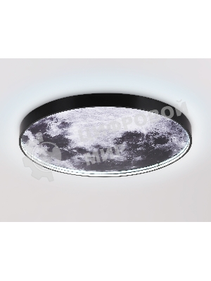 Настенно-потолочный светодиодный светильник Ambrella light FW11113 BK черный 31W LED 3000-6400K D500*38