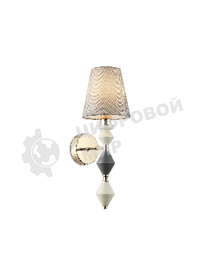 Настенный светильник Ambrella light LH75409 GD/GR золото/серый E14 max 40W 150*180*415