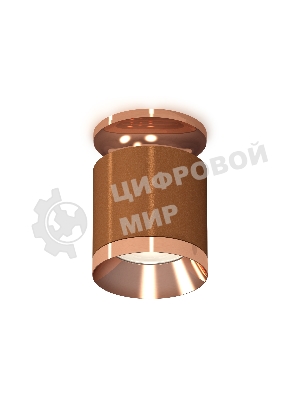 Светильник Ambrella Light XS7404141 SCF/PPG кофе песок/золото розовое полированное MR16 GU5.3 (N7930, C7404, N7035)
