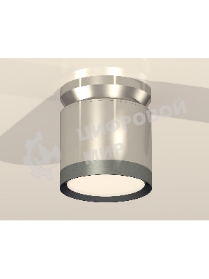 Светильник Ambrella Light XS8120010 PSL/PPH серебро полированное/графит полированный GX53 (N8904, C8120, N8133)