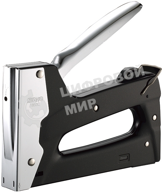 Теккер Kw-Trio 18530BLACK 24/6 24/8 23/6 23/8 23/10 (20 листов) снижение усилия, черный, 1000 скоб, металл, коробка