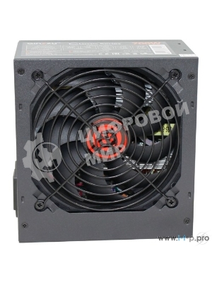 Блок питания Ginzzu CB700 12CM черный,24+4p,2 PCI-E(6+2), 6*SATA, 3*IDE,оплетка MB, кабель питания