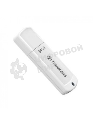 Флешка USB Transcend JetFlash 370 (TS64GJF370), 64Gb, USB 2.0, R/W 25/10, белый