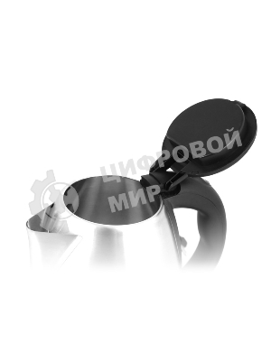 Чайник электрический Centek CT-0035 матовый, металл, 1,5 л, 2000 W, хромированная вставка на крышке