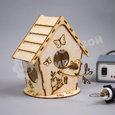 Доска для выжигания Rexant, Кормушка для птиц, 3D модель, 1 шт., пакет