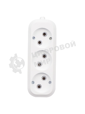 Колодка Rexant 3 гнезда без заземления