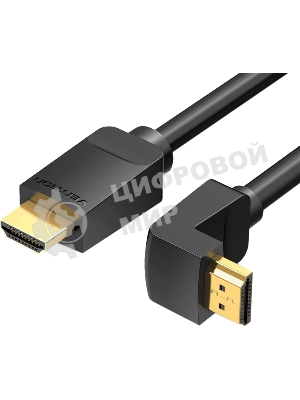 Кабель Vention HDMI High speed v2.0 with Ethernet 19M/19M угол 270 - 3 м