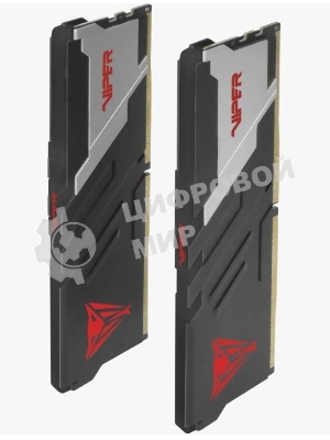Оперативная память Patriot Viper Venom, DDR5, 64GB (2x32GB), 5600MHz, CL40, DIMM, с радиаторами, черный