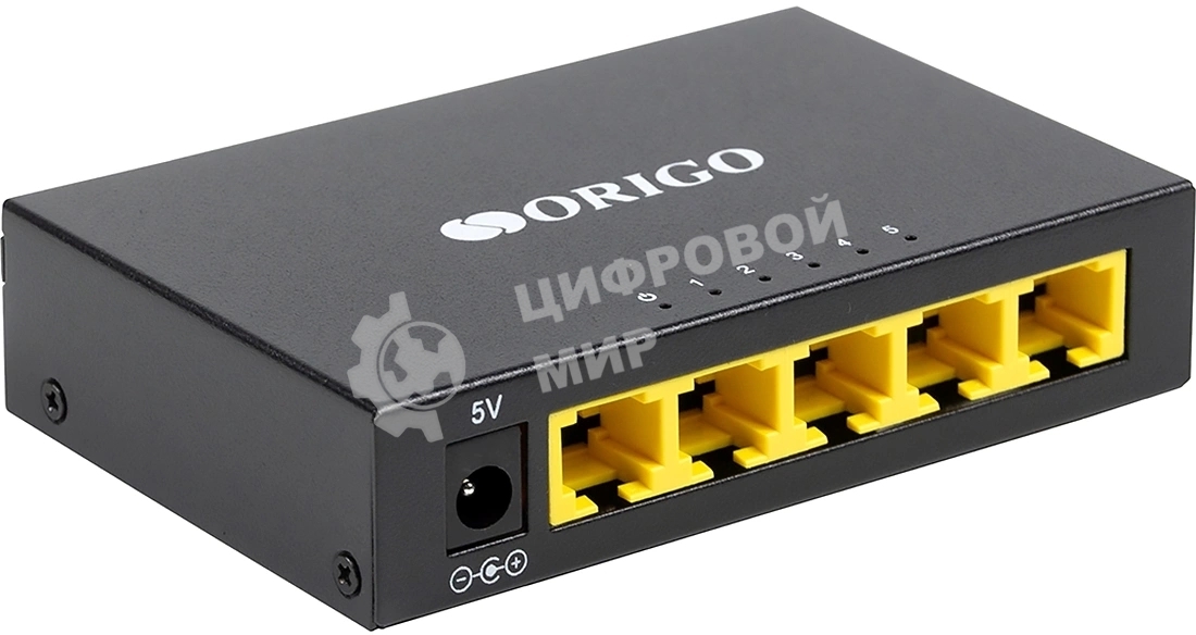 Коммутатор неуправляемый 5-портовый ORIGO OS1205/A1A 10/100 Мбит/с
