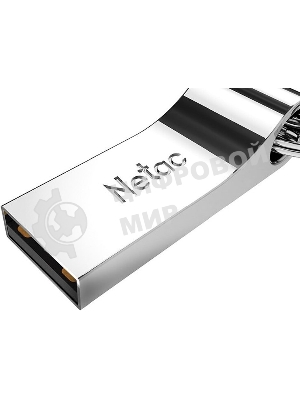 Флешка USB Netac U275 (NT03U275N-016G-20SL), 16Gb, USB 2.0, R/W 50/40, серебристый