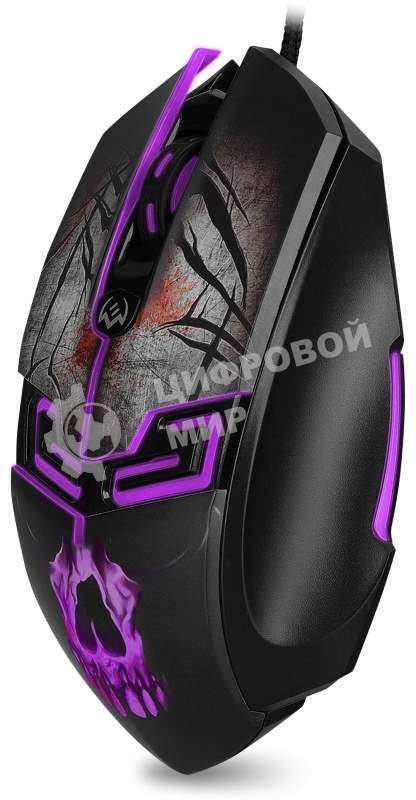 Мышь проводная SVEN RX-G805 черный, 8000 dpi, USB, кнопки - 6